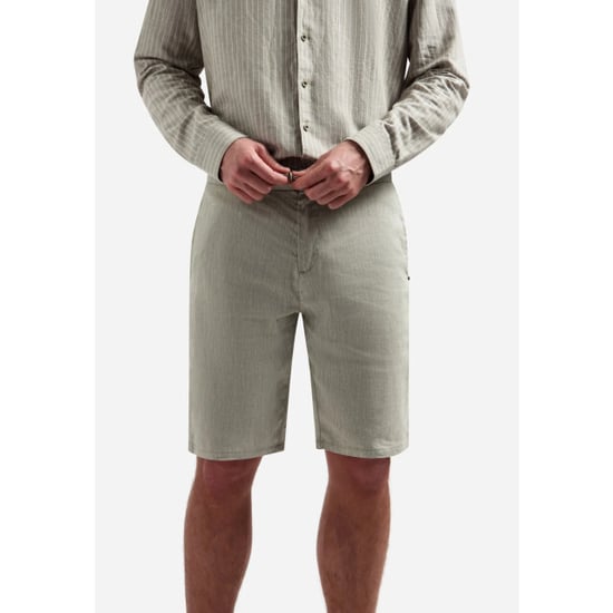No Excess Short chino with linen taupe - Image 5