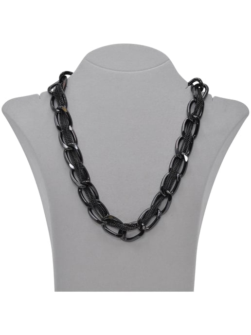 Steuer Modeschmuck Chain Black metal link chain - Image 3