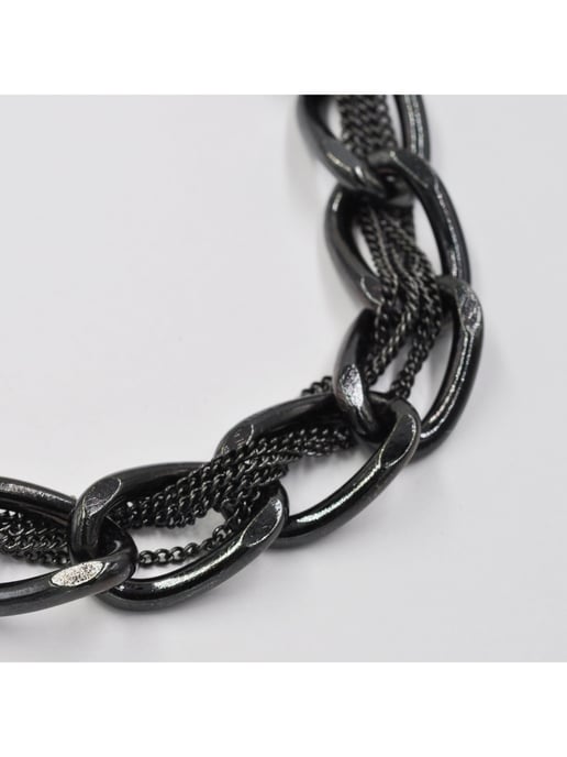 Steuer Modeschmuck Chain Black metal link chain - Image 4