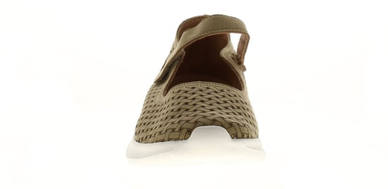 Platino Womens Comfort Shoes Dalia Touch Fastening khaki - Image 3