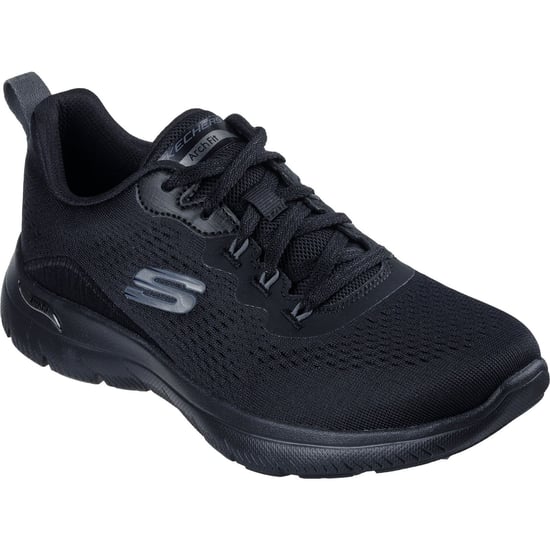 Skechers Arch Fit Summits Polyester Dames Zwarte Sneakers - Image 2