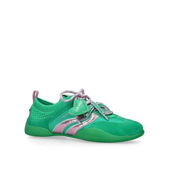 Suede Biscotti Green Sneakers - Image 4