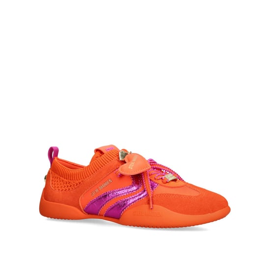 Suede Biscotti Orange Sneakers - Image 4