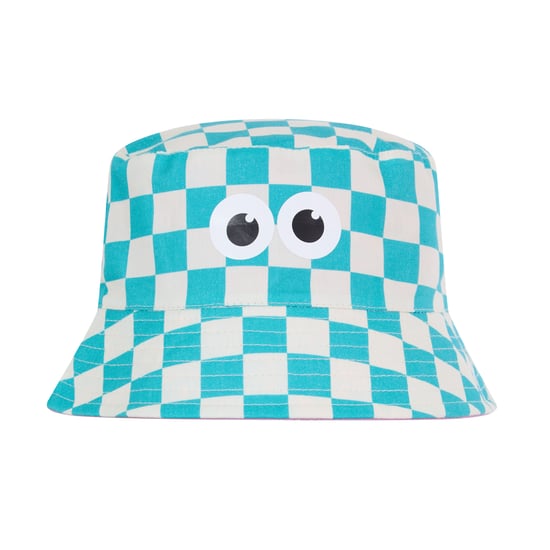 Balkhi Kids Shaun the Sheep Bucket Hat - Spearmint/Woolly Checkerboard - Image 5