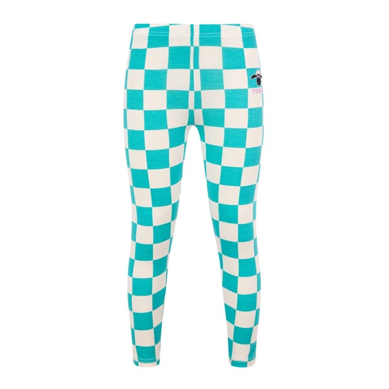Harri Kids Shaun the Sheep Legging - Spearmint Woolly Checkerboard - Image 5
