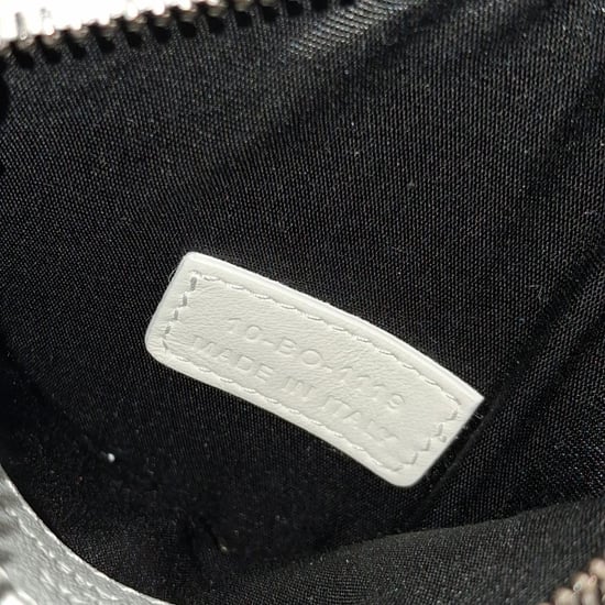Dior x Daniel Arsham Basketball Zip Coin Case in White Leather - Image 5