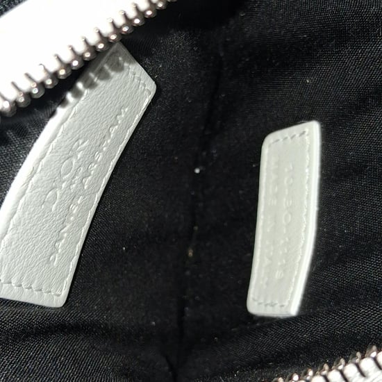 Dior x Daniel Arsham Basketball Zip Coin Case in White Leather - Image 6