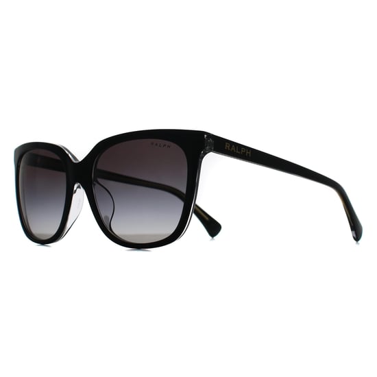 Ralph by Ralph Lauren RA5343U 62978G glanzend zwart op transparant grijs gradiënt zonnebril - Image 3