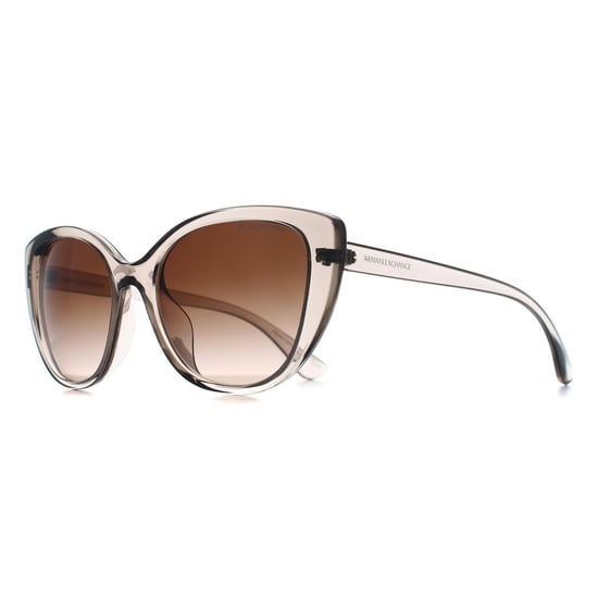 Armani Exchange AX4111SU 824013 bruin gradiënt transparante toendra zonnebril - Image 3
