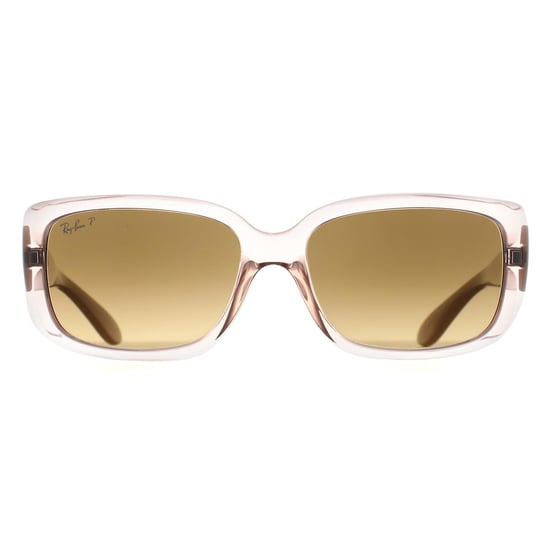 Ray-Ban RB4389 6644M2 transparant bruin gradiënt gepolariseerde zonnebril - Image 2