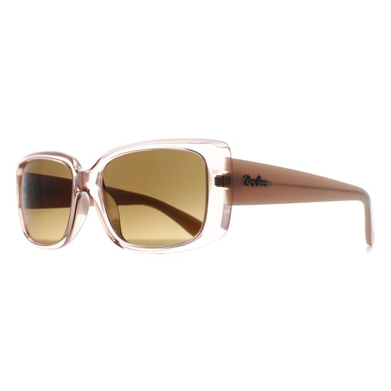 Ray-Ban RB4389 6644M2 transparant bruin gradiënt gepolariseerde zonnebril - Image 3