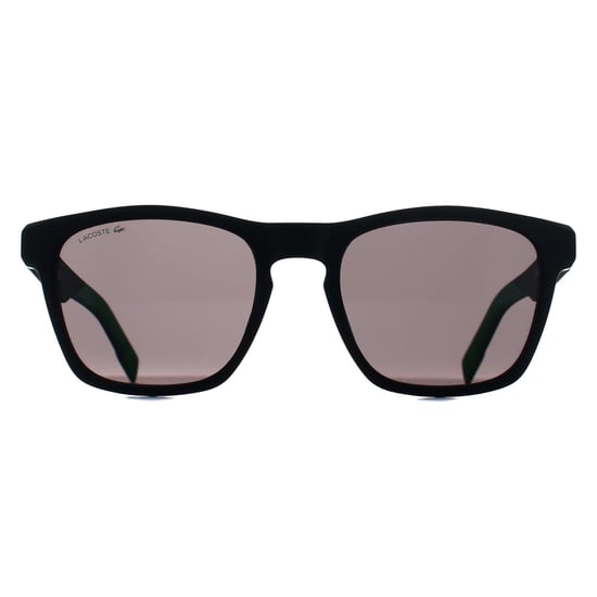 Lacoste Rectangle Mens Matte Black Grey L6018S - Image 1
