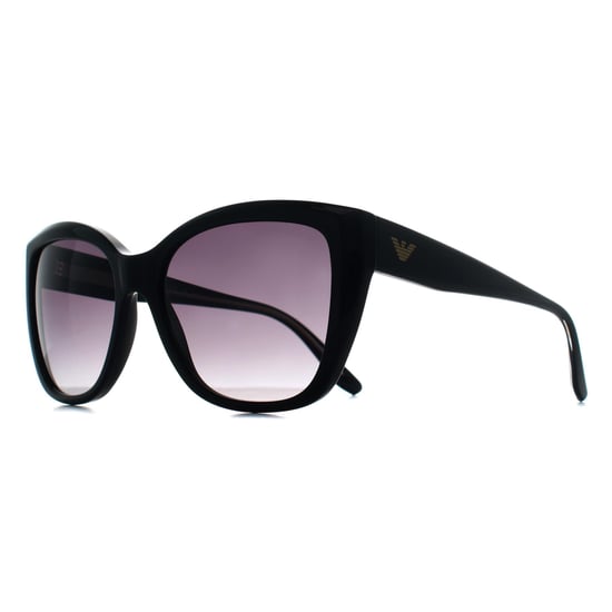 Emporio Armani Cat Eye Womens Black Grey Gradient EA4198 - Image 3