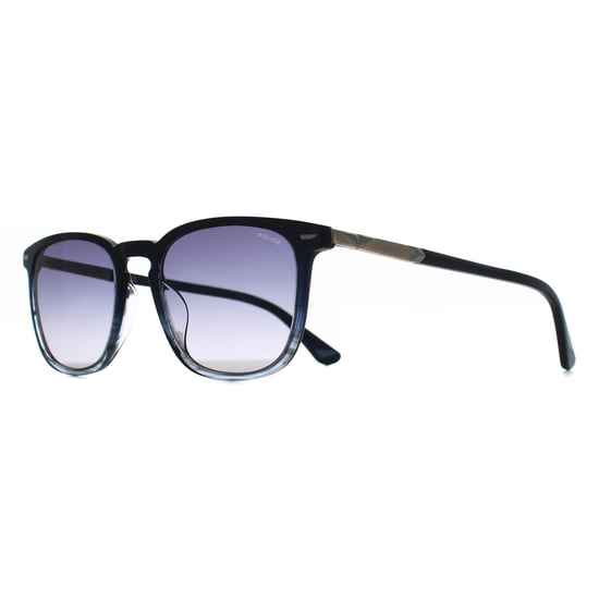 Police Square Mens Shiny Striped Blue Smoke Grey Gradient SPLQ86 Crossroads 5 - Image 3
