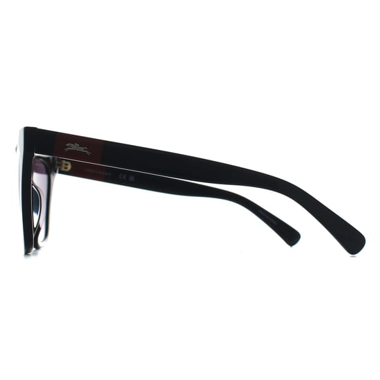 Longchamp Cat Eye Womens Black Grey Gradient LO715S - Image 4