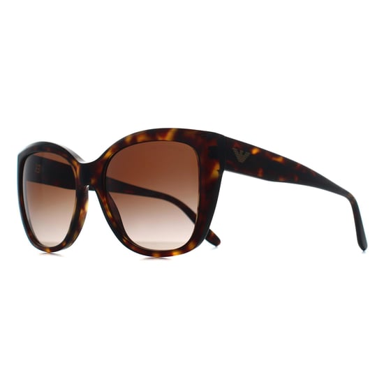 Emporio Armani Cat Eye Womens Shiny Havana Brown Gradient EA4198 - Image 3