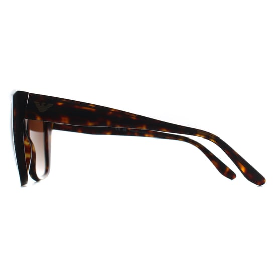 Emporio Armani Cat Eye Womens Shiny Havana Brown Gradient EA4198 - Image 4