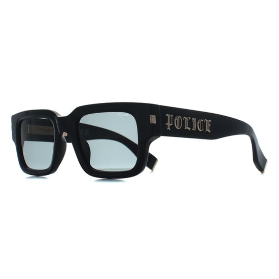 Police Square Mens Shiny Black Grey Green SPLP32E G.O.A.T. 1 - Image 3