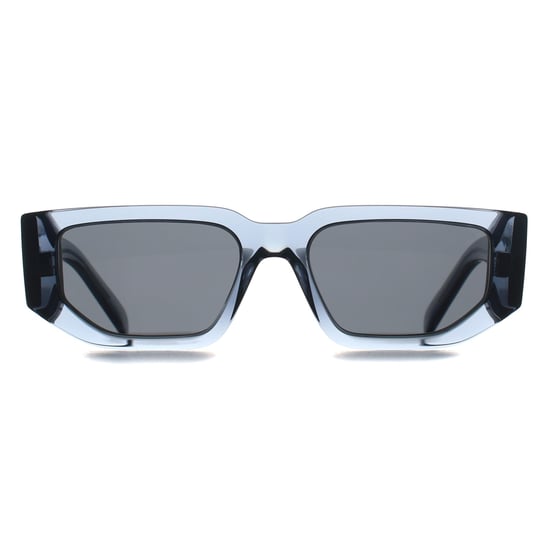 Prada Rectangle Mens Transparent Ocean Dark Grey PR09ZS - Image 2