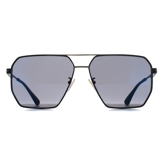 Police Rectangle Mens Shiny Rose Gold Smoke Blue Mirror SPLL79 Champ Lite 2 - Image 2