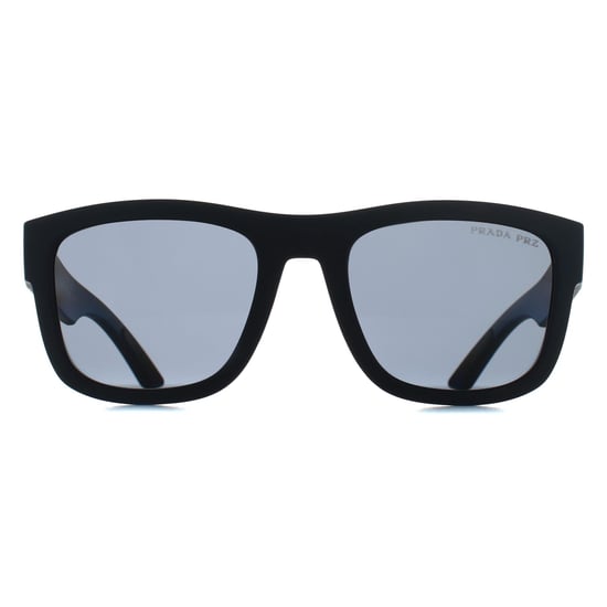 Prada Sport PS01ZS DG002G zwart rubber donkergrijs gepolariseerde zonnebril - Image 2