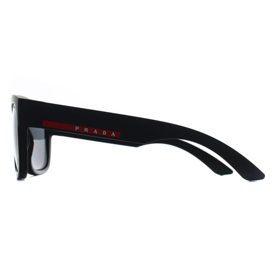 Prada Sport PS01ZS DG002G zwart rubber donkergrijs gepolariseerde zonnebril - Image 4