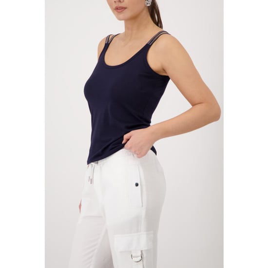 Monari  top with sequin straps 410712 755 - Image 3