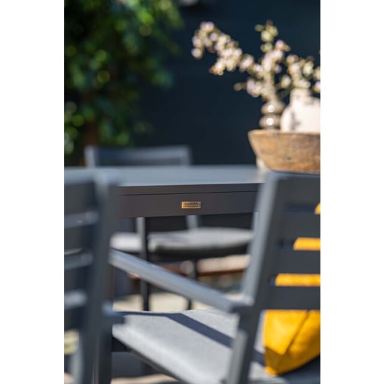 Garden Impressions Oklahoma tuinstoelen set van 4 carbon black - Image 5