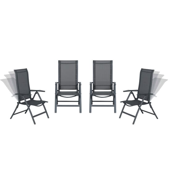 Garden Impressions Limone tuinstoelen set van 4 verstelbaar - Image 1