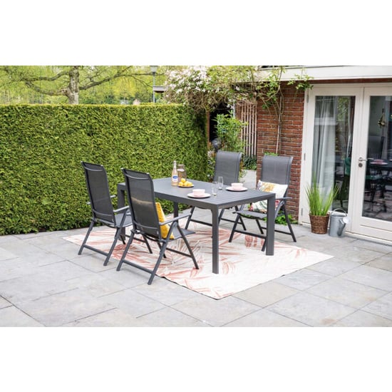 Garden Impressions Limone tuinstoelen set van 4 verstelbaar - Image 3