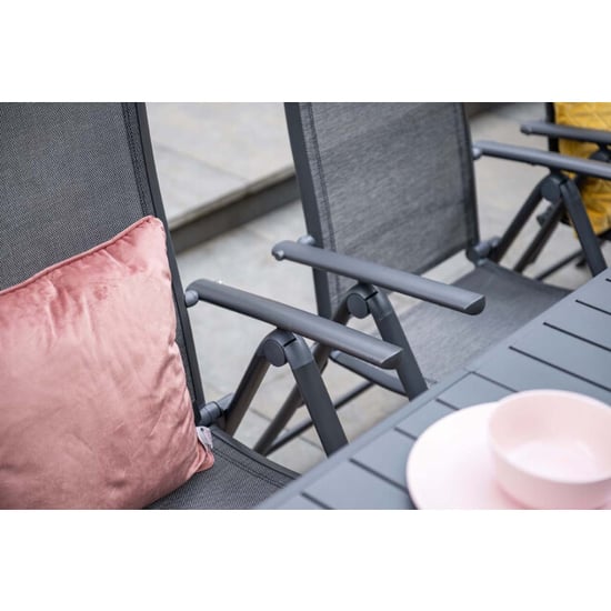 Garden Impressions Limone tuinstoelen set van 4 verstelbaar - Image 5