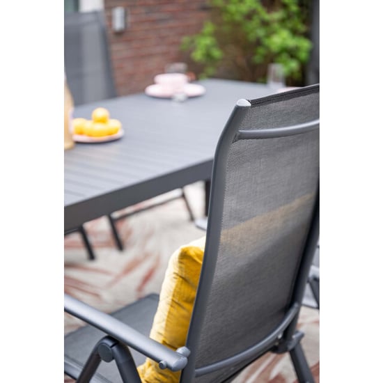 Garden Impressions Limone tuinstoelen set van 4 verstelbaar - Image 6