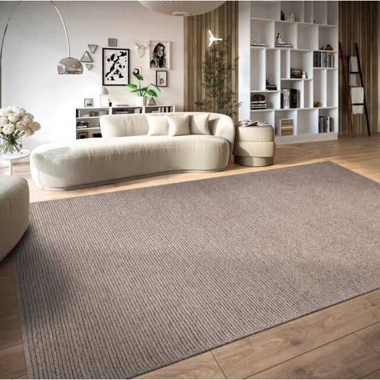 Villeroy & Boch Francois handgeweven wol vloerkleed linnen- 160x230 cm - Image 3