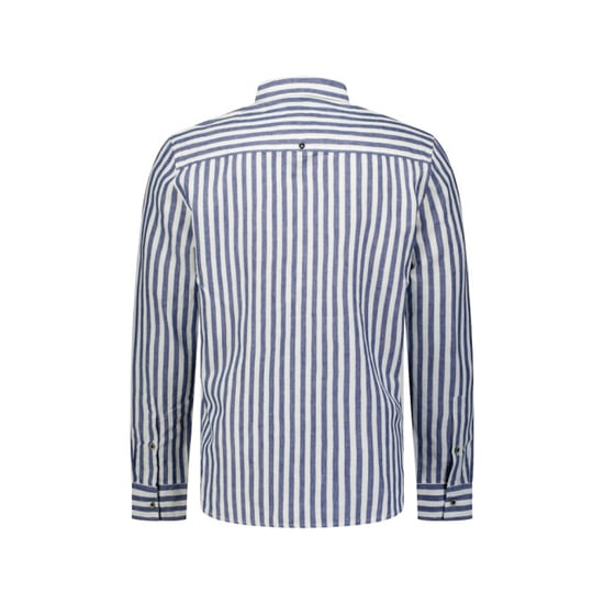 No Excess Shirt vertical big stripe with linen dessin - Image 2