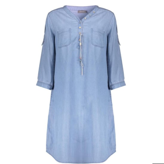 Geisha Jurk jet-bleached denim - Image 1