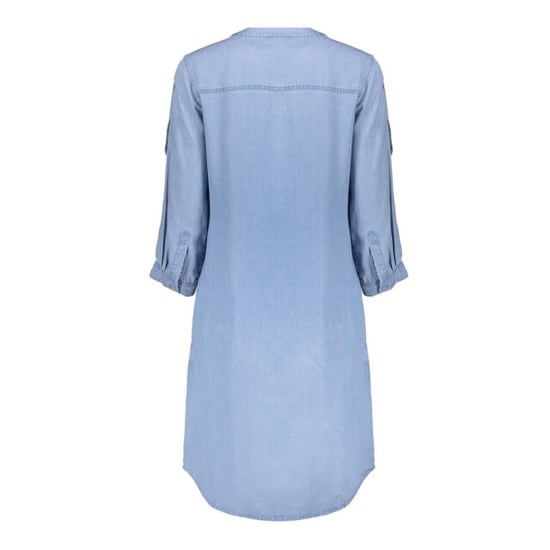 Geisha Jurk jet-bleached denim - Image 2