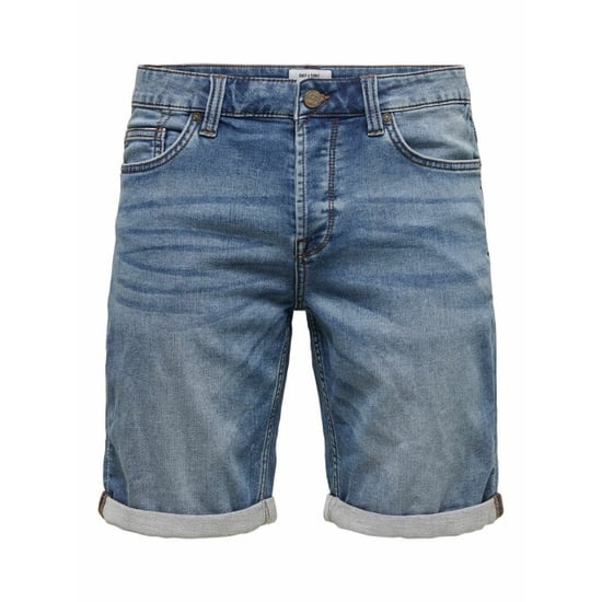 Only & Sons Onsply life blue shorts pk 8584 noo blue denim - Image 1