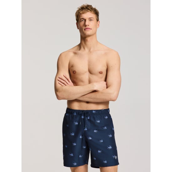 Shiwi Heren zwemshort mike 7" vis print donkerblauw - Image 3