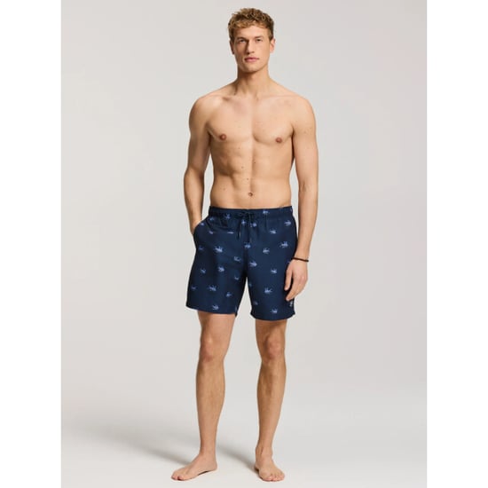Shiwi Heren zwemshort mike 7" vis print donkerblauw - Image 5