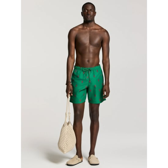 Shiwi Heren zwemshort mike 7" kreeft print groen/rood - Image 2