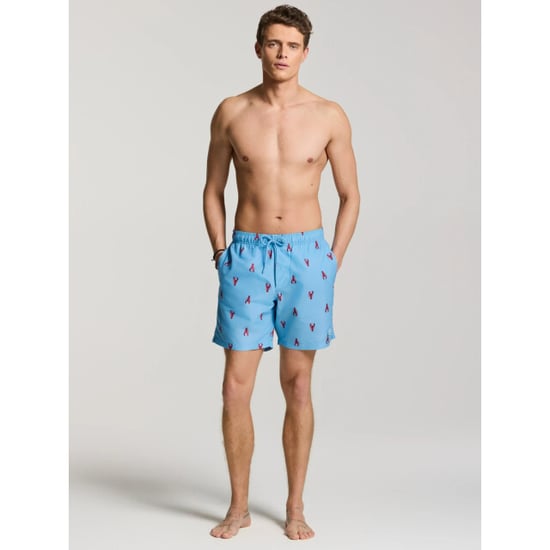 Shiwi Heren zwemshort mike 7" kreeft print blauw/rood - Image 3