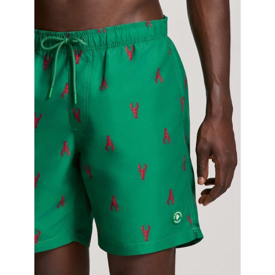 Shiwi Heren zwemshort mike 7" kreeft print groen/rood - Image 4