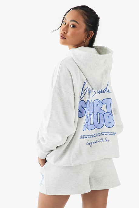 DSGN Studio Sports Club Bubble Print Sweat Short - Image 2