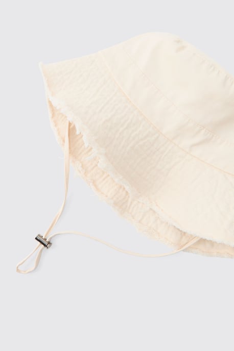 Bucket Hat With Drawstring - Image 5