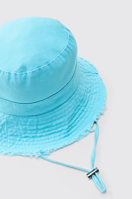 Bucket Hat With Drawstring - Image 4