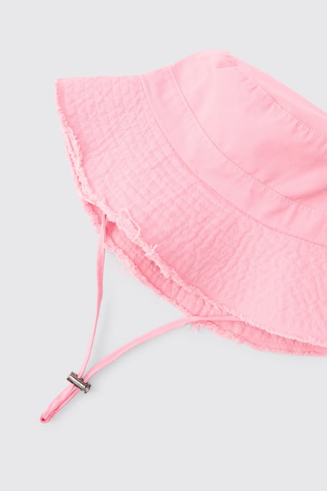 Bucket Hat With Drawstring - Image 5