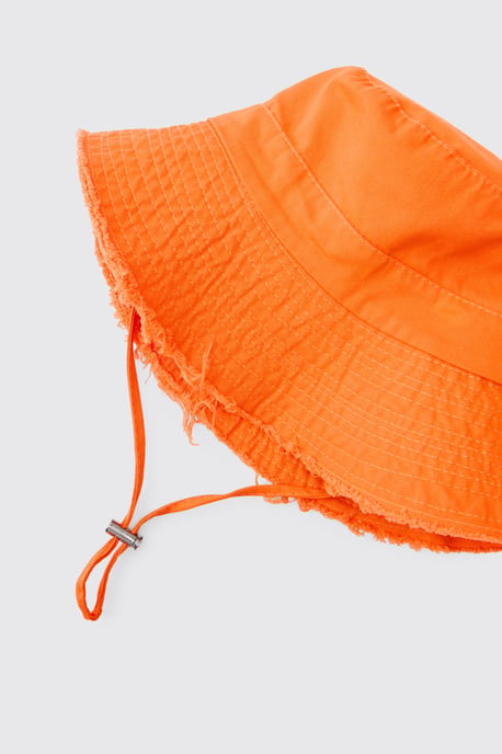 Bucket Hat With Drawstring - Image 3