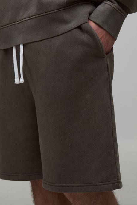 Baggy Fit Essential Washed Jersey Short - Image 3