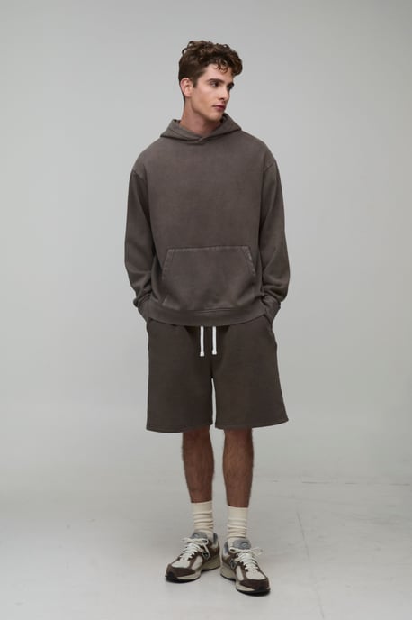 Baggy Fit Essential Washed Jersey Short - Image 4