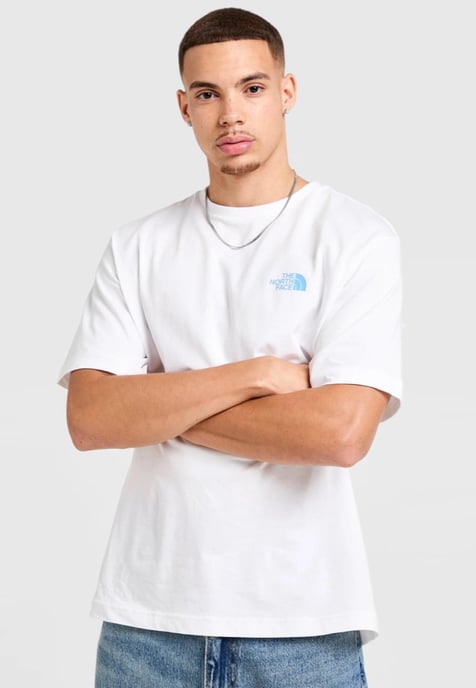 The North Face Mens Globe Reload Relaxed T Shirt in White - Image 2